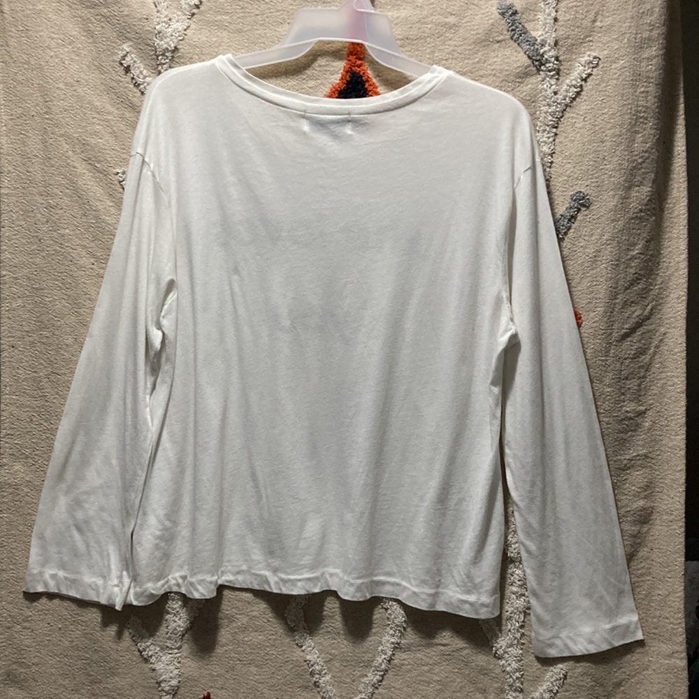 Wildfox Dolls Kill She Loves Me long sleeve white shirt tee Very Soft women’s M - Picture 5 of 7